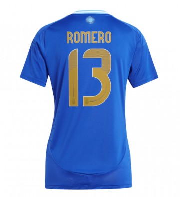 Lacne Ženy Futbalové dres Argentína Cristian Romero #13 Copa America 2024 Krátky Rukáv - Preč